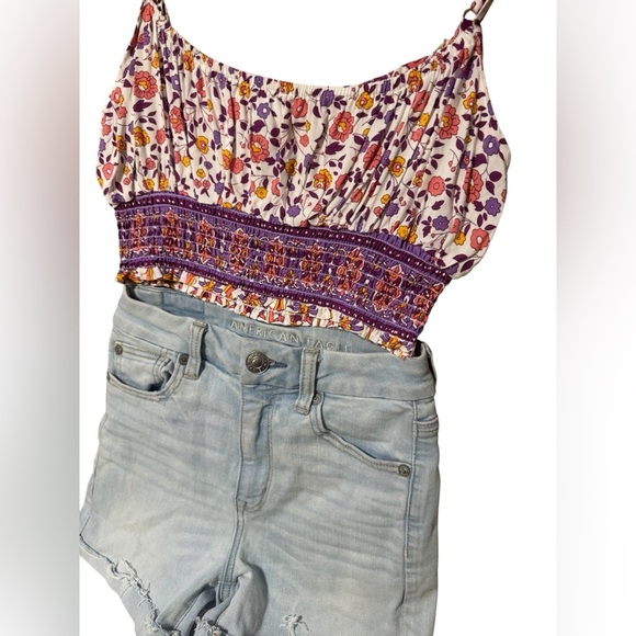 Sophie and Trey Womens 60s Style Flower Child Top Size Small - Picture 1 of 16